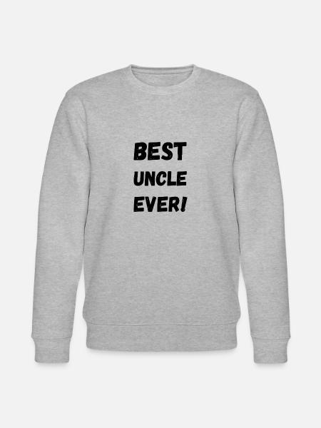 Best Uncle Ever - Stanley/Stella CHANGER Unisex Organic Sweatshirt - heather grey
