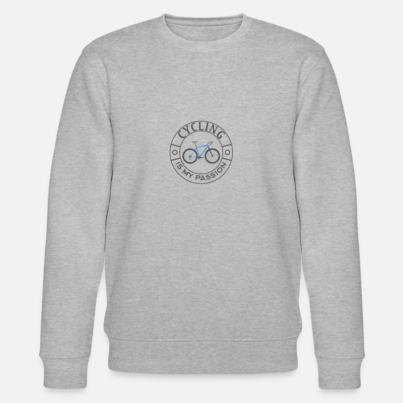 Passion Cyclisme, Cyclisme - Sweat bio CHANGER Stanley/Stella Unisexe - gris chiné