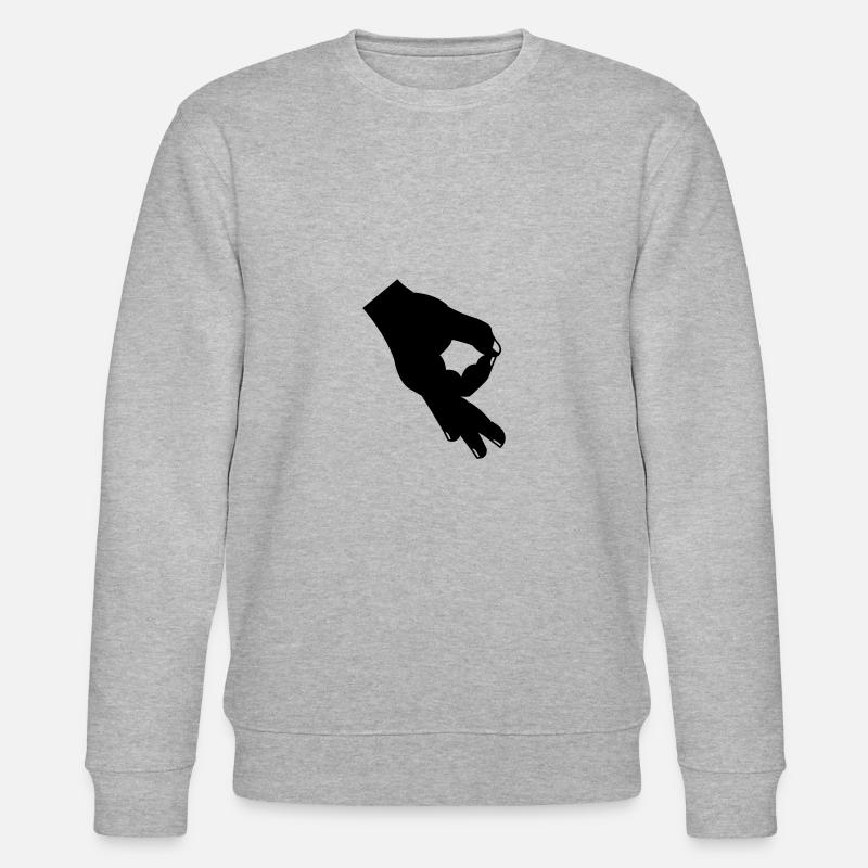 Trou de la main - Sweat bio CHANGER Stanley/Stella Unisexe - gris chiné