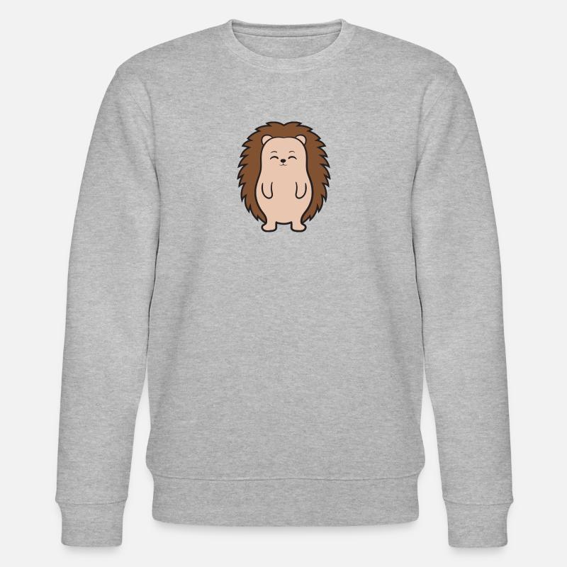 Igel - Stanley/Stella Unisex Bio-Sweatshirt CHANGER  - Grau meliert