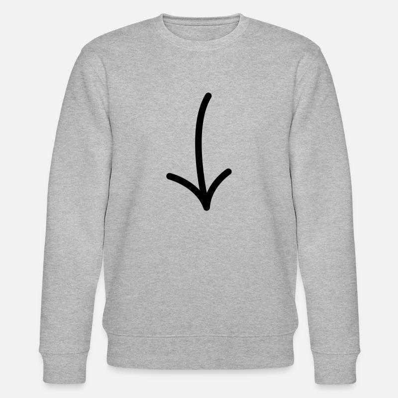 Pfeil - Ich bin´s! - Stanley/Stella Unisex Bio-Sweatshirt CHANGER  - Grau meliert