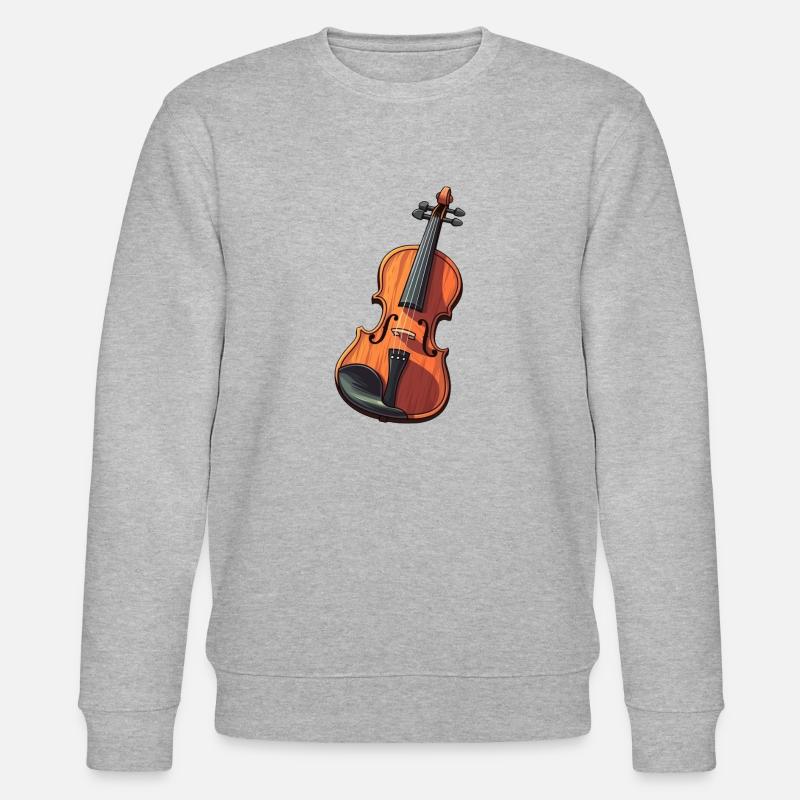 Violon dans le style comique - Sweat bio CHANGER Stanley/Stella Unisexe - gris chiné