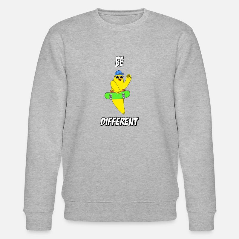 be different - Stanley/Stella Unisex Bio-Sweatshirt CHANGER  - Grau meliert