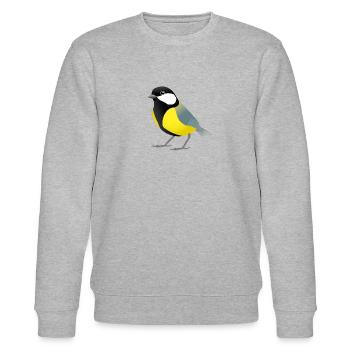 Great - Stanley/Stella CHANGER Unisex Organic Sweatshirt - heather grey - Front - Nik (191cm) & Marisol (170cm)