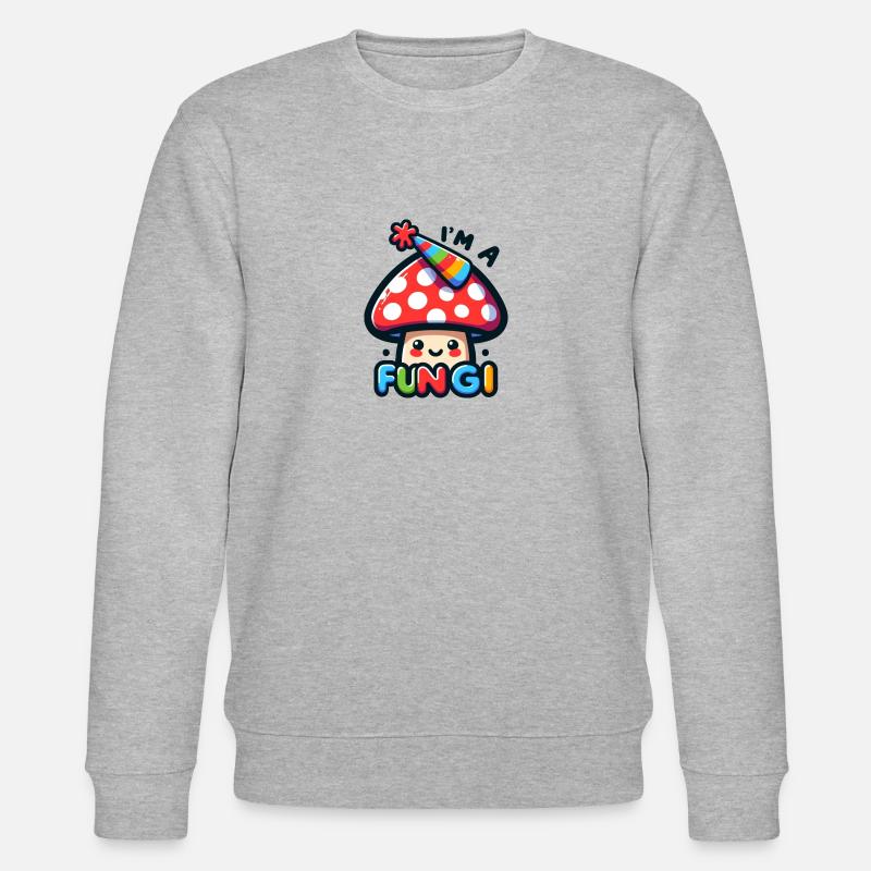 Je suis un champignon - Sweat bio CHANGER Stanley/Stella Unisexe - gris chiné