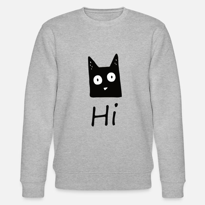 Chat Hi - Sweat bio CHANGER Stanley/Stella Unisexe - gris chiné