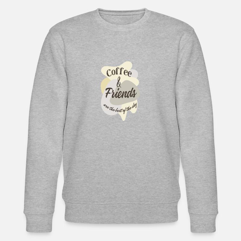 Café et amis - Sweat bio CHANGER Stanley/Stella Unisexe - gris chiné