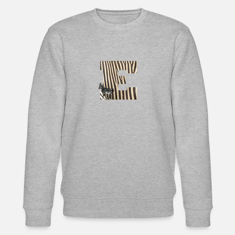 zebra e - Stanley/Stella Unisex Bio-Sweatshirt CHANGER  - Grau meliert