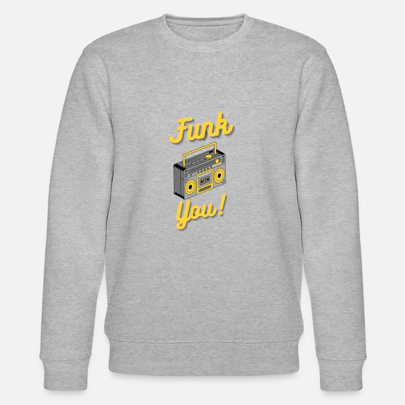 Funk You - Stanley/Stella Unisex Bio-Sweatshirt CHANGER  - Grau meliert