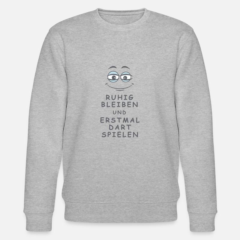 Dart spielen 2 - Stanley/Stella Unisex Bio-Sweatshirt CHANGER  - Grau meliert
