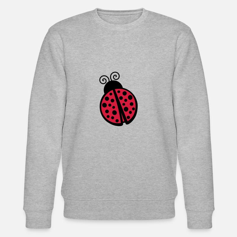 Marienkäfer - Stanley/Stella Unisex Bio-Sweatshirt CHANGER  - Grau meliert