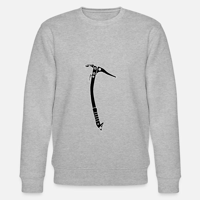 Eispickel Klettern 2 - Stanley/Stella Unisex Bio-Sweatshirt CHANGER  - Grau meliert