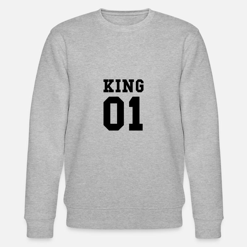 roi 01 - Sweat bio CHANGER Stanley/Stella Unisexe - gris chiné