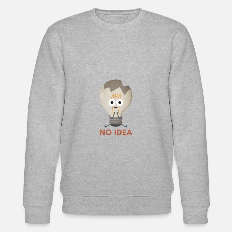 Aucune idée ampoule - Sweat bio CHANGER Stanley/Stella Unisexe - gris chiné