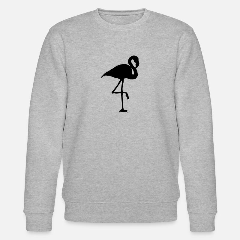 flamingo - Stanley/Stella Unisex Bio-Sweatshirt CHANGER  - Grau meliert