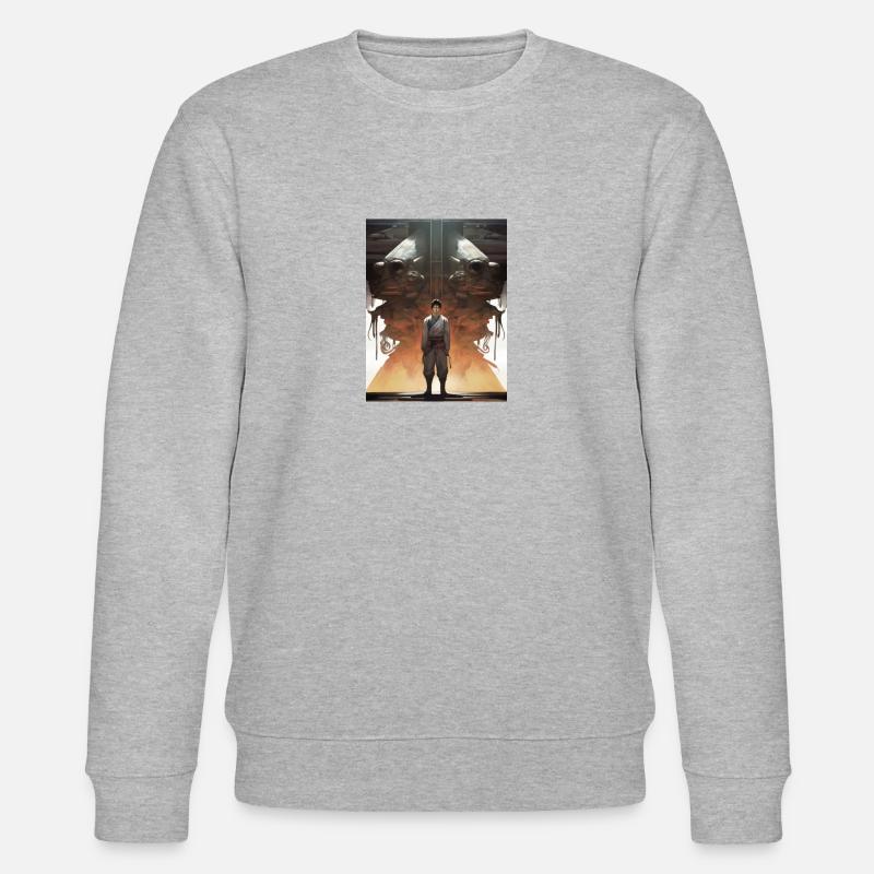 Manga Karaté Combattant - Sweat bio CHANGER Stanley/Stella Unisexe - gris chiné