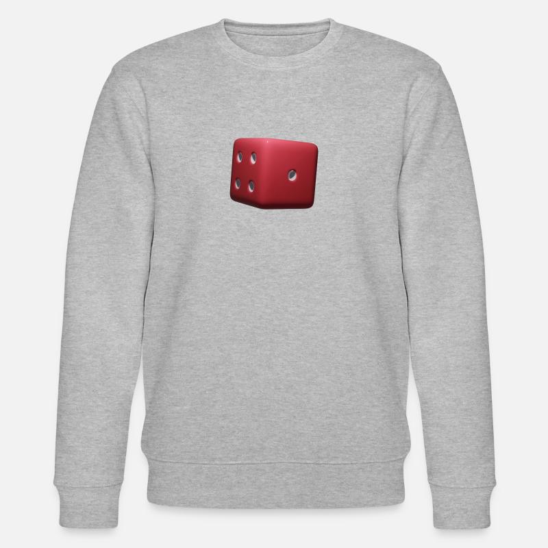 Spielwürfel - Stanley/Stella Unisex Bio-Sweatshirt CHANGER  - Grau meliert