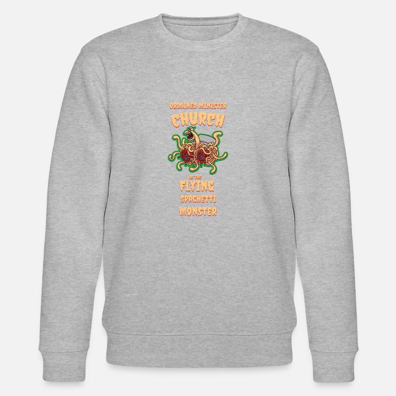 Ordinierte Seran Kirche Geschenk - Stanley/Stella Unisex Bio-Sweatshirt CHANGER  - Grau meliert