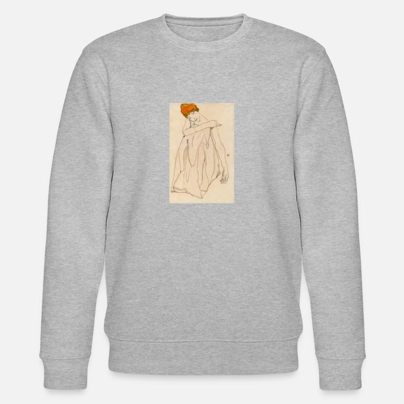 Egon Schiele - La danseuse.1913 - Sweat bio CHANGER Stanley/Stella Unisexe - gris chiné