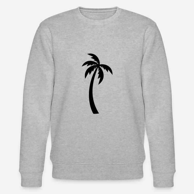 Palme - Stanley/Stella Unisex Bio-Sweatshirt CHANGER  - Grau meliert