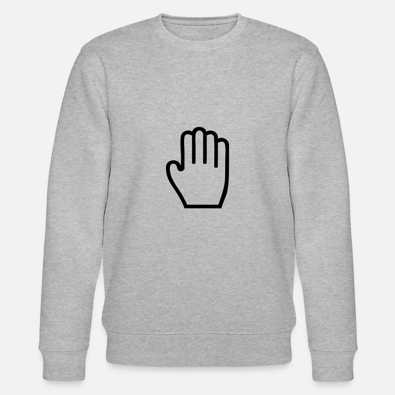 hand - Stanley/Stella Unisex Bio-Sweatshirt CHANGER  - Grau meliert