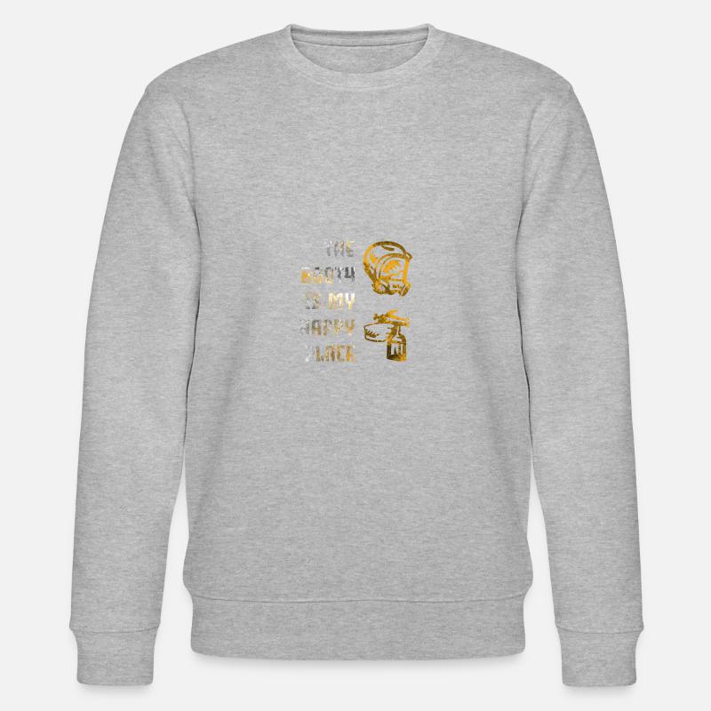 Car Tuner Painter Gift - Stanley/Stella CHANGER Unisex Organic Sweatshirt - heather grey