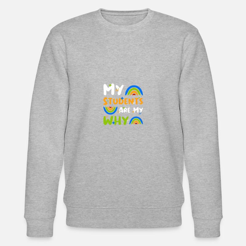 Enseignant Enseignant Étudiant Professeur Cadeau - Sweat bio CHANGER Stanley/Stella Unisexe - gris chiné