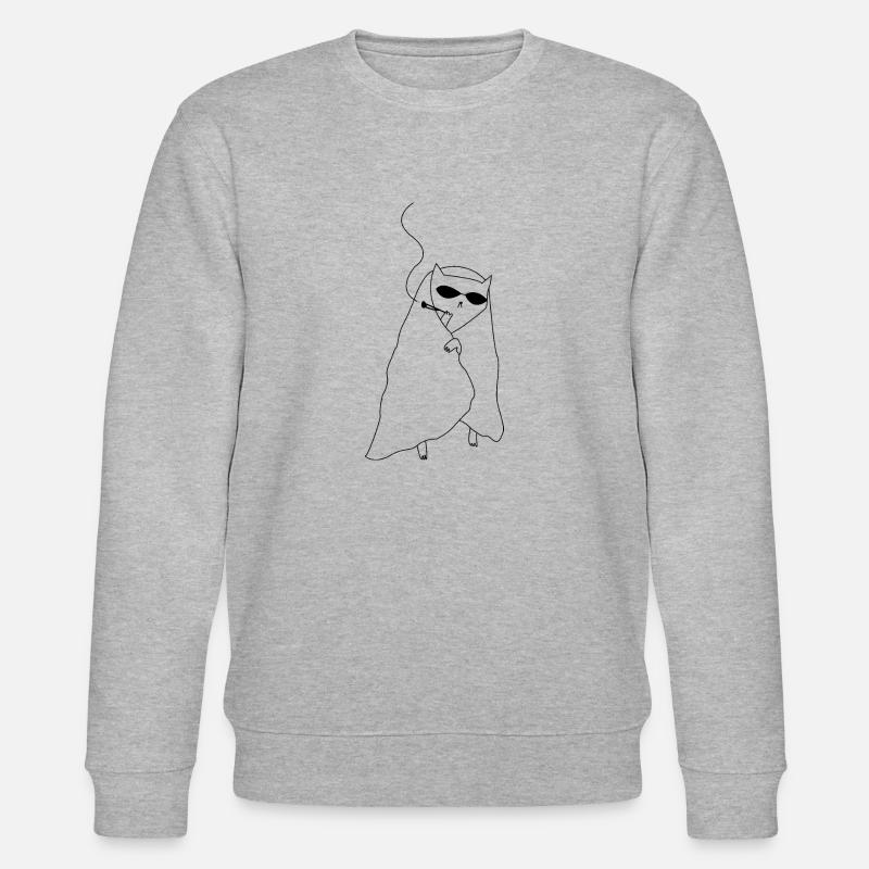 Fumer chat chaud - Sweat bio CHANGER Stanley/Stella Unisexe - gris chiné