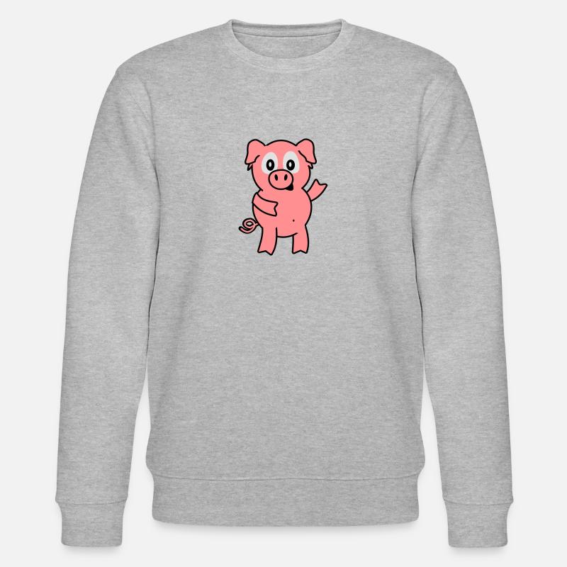 pig - Stanley/Stella Unisex Bio-Sweatshirt CHANGER  - Grau meliert