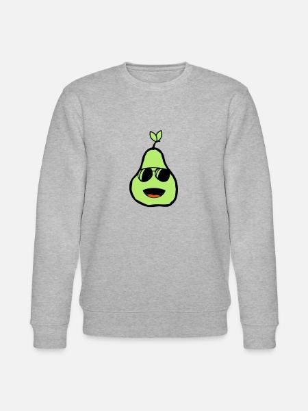 coole birne 02 - Stanley/Stella Unisex Bio-Sweatshirt CHANGER - Grau meliert