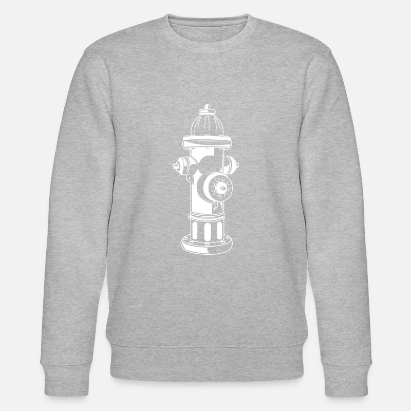 Hydrant Silhouette - Stanley/Stella Unisex Bio-Sweatshirt CHANGER  - Grau meliert