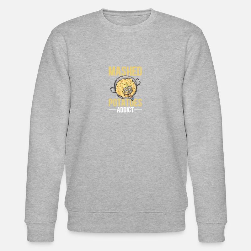 Mashed potatoes Mashed potatoes - Stanley/Stella CHANGER Unisex Organic Sweatshirt - heather grey