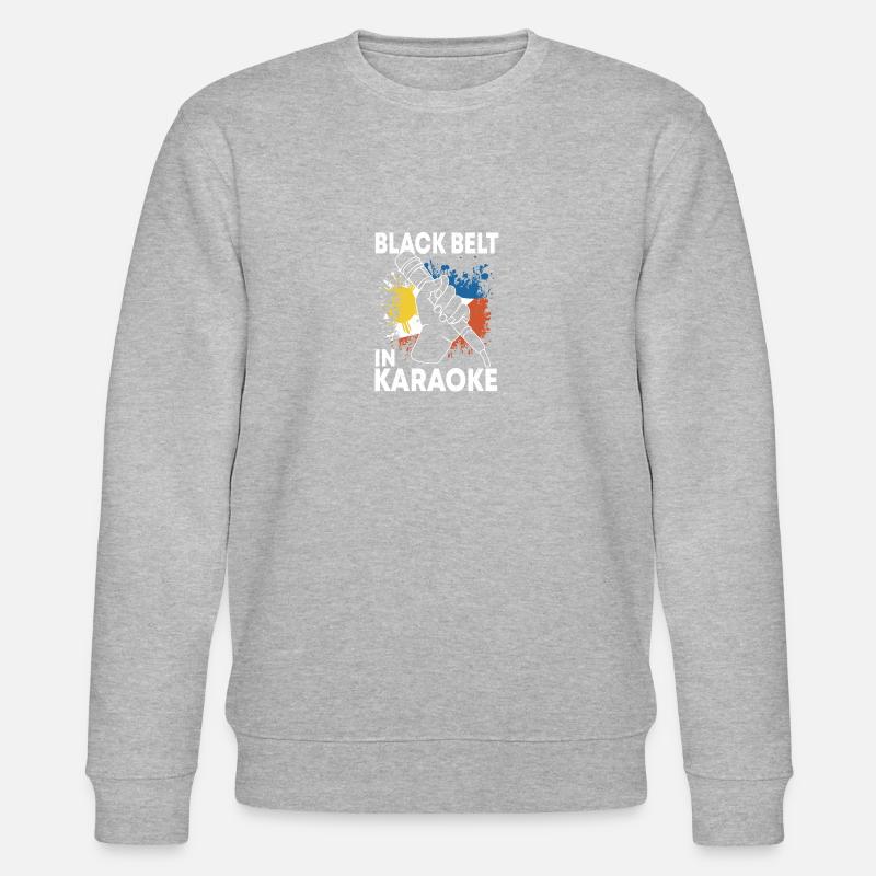 Conception de karaoké philippin - Sweat bio CHANGER Stanley/Stella Unisexe - gris chiné