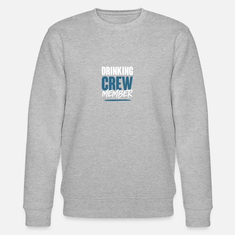 Drinking Crew - Stanley/Stella Unisex Bio-Sweatshirt CHANGER  - Grau meliert