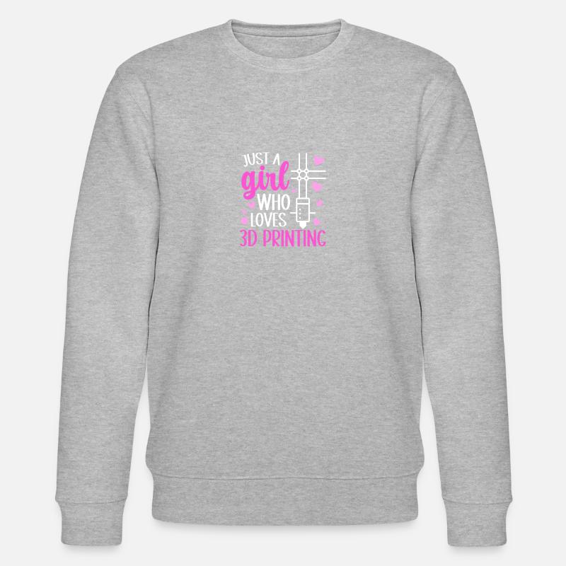 3D Printer 3D Printing - Stanley/Stella CHANGER Unisex Organic Sweatshirt - heather grey
