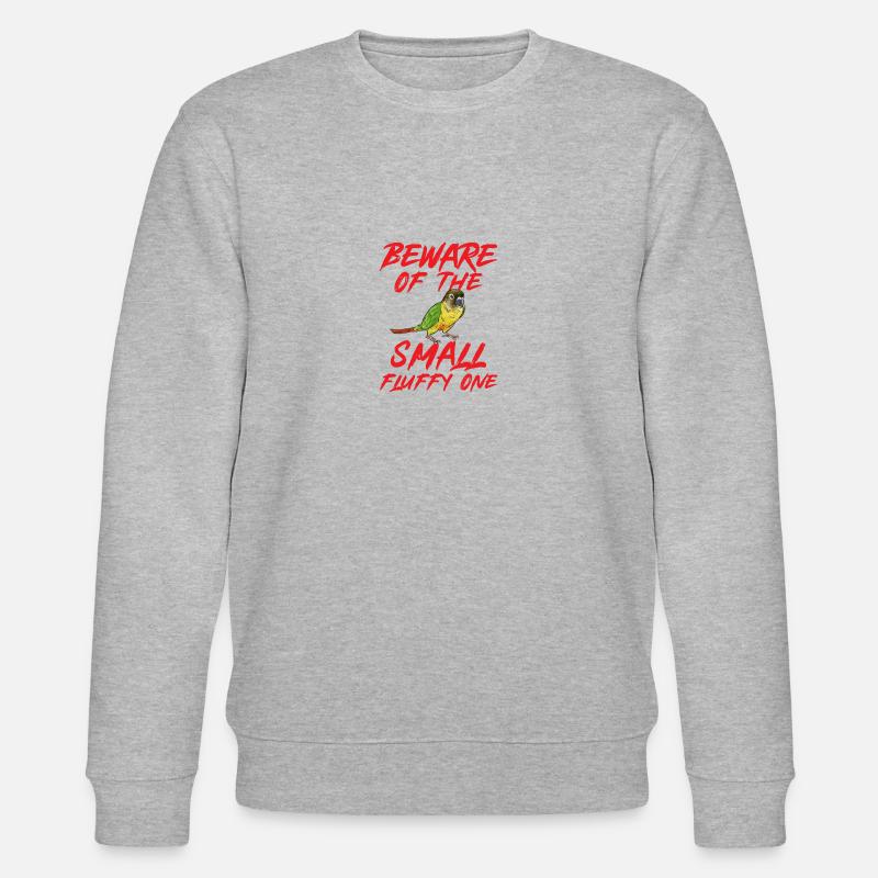 Perruche Molina Perroquet Perruche oiseau - Sweat bio CHANGER Stanley/Stella Unisexe - gris chiné