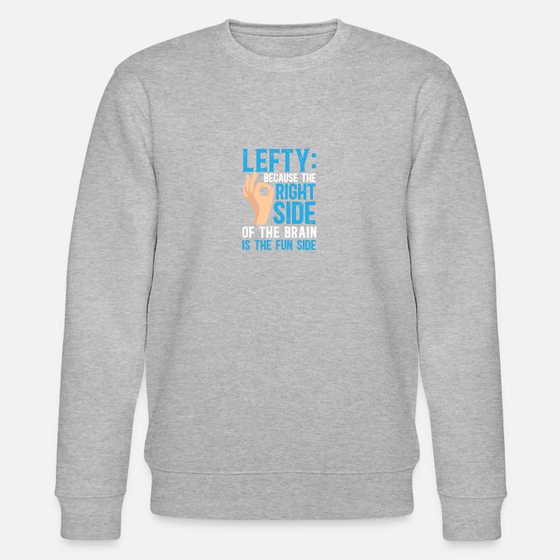 Linkshänder - Stanley/Stella Unisex Bio-Sweatshirt CHANGER  - Grau meliert