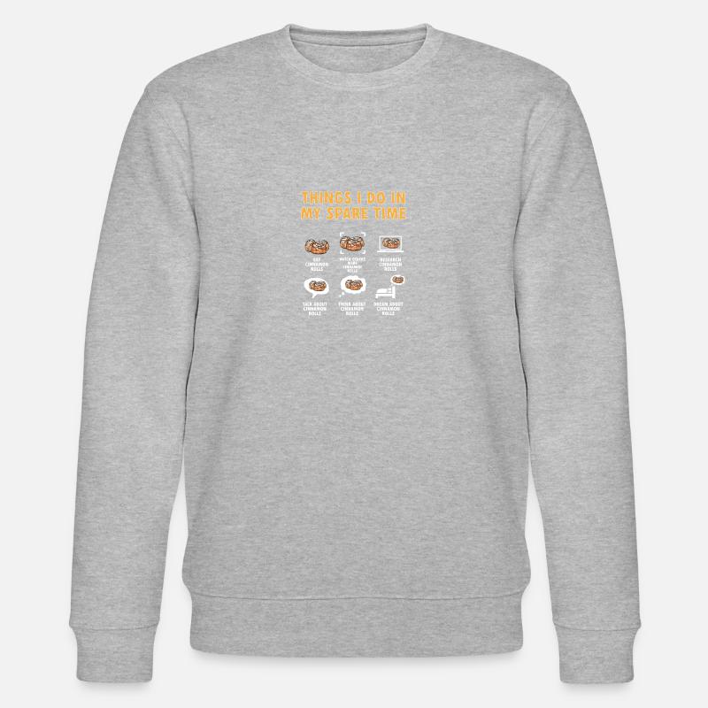 Zimtschnecke - Stanley/Stella Unisex Bio-Sweatshirt CHANGER - Grau meliert