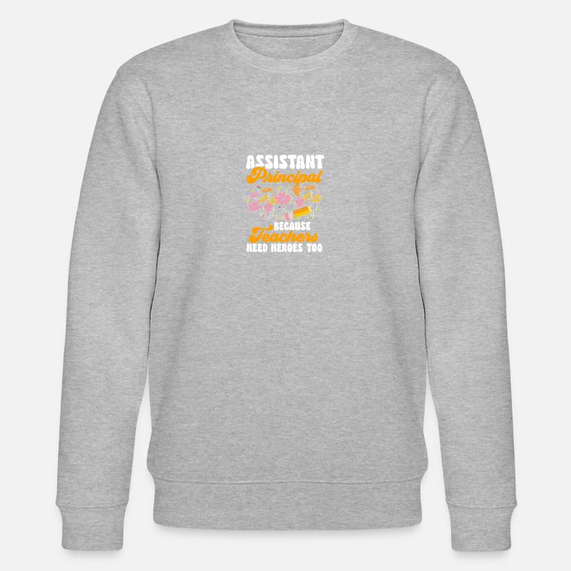 Stellvertretende Schulleiterin - Stanley/Stella Unisex Bio-Sweatshirt CHANGER  - Grau meliert