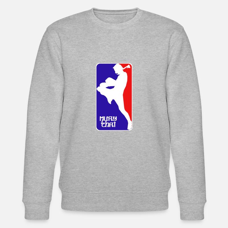 MUAY THAI - Stanley/Stella Unisex Bio-Sweatshirt CHANGER  - Grau meliert
