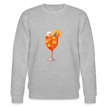 Apéritif, Spritz, Cocktail - Sweat bio CHANGER Stanley/Stella Unisexe - gris chiné - Devant - Nik (191cm) & Marisol (170cm)