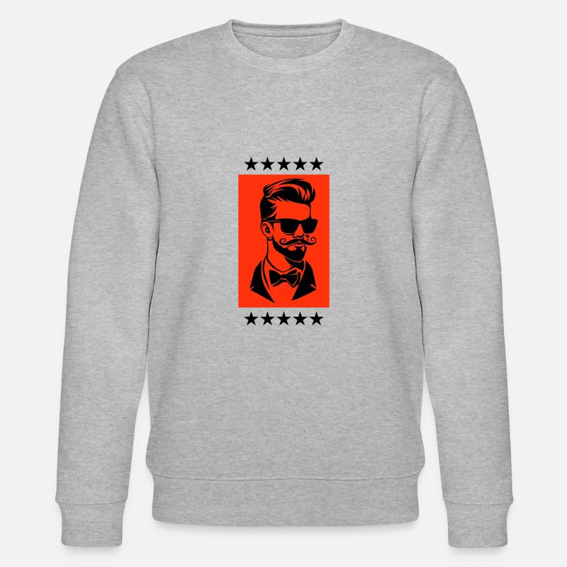 Bräutigam Hochzeit Jga - Stanley/Stella Unisex Bio-Sweatshirt CHANGER  - Grau meliert