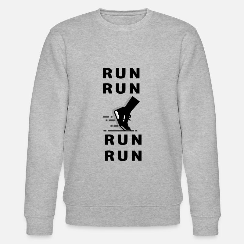 Course - Run - Sweat bio CHANGER Stanley/Stella Unisexe - gris chiné