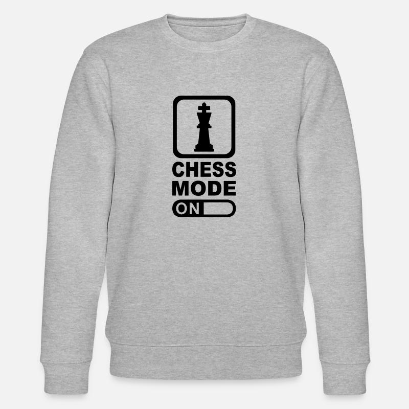 Chess Mode - Stanley/Stella Unisex Bio-Sweatshirt CHANGER  - Grau meliert