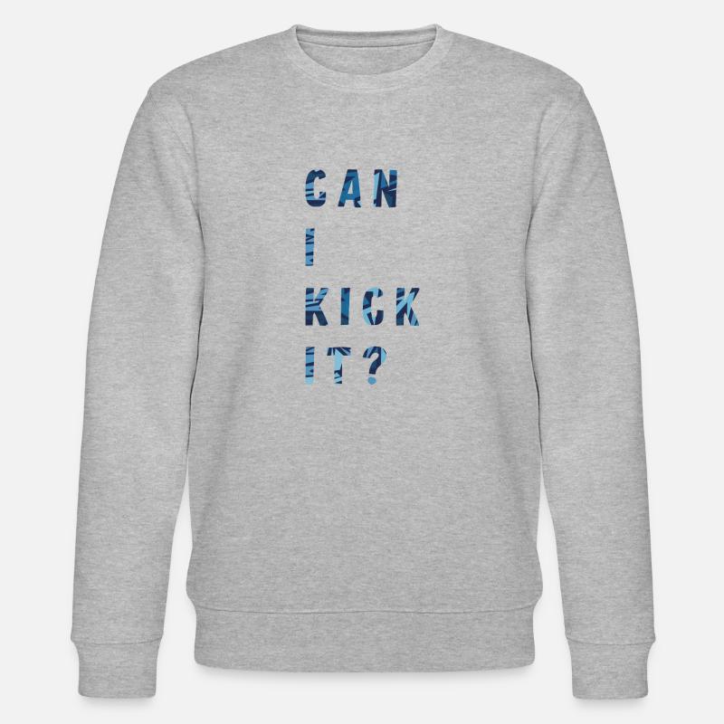 Can I kick it? - Stanley/Stella Unisex Bio-Sweatshirt CHANGER  - Grau meliert