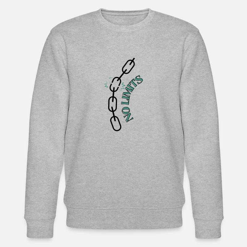 No limits - Stanley/Stella Unisex Bio-Sweatshirt CHANGER  - Grau meliert