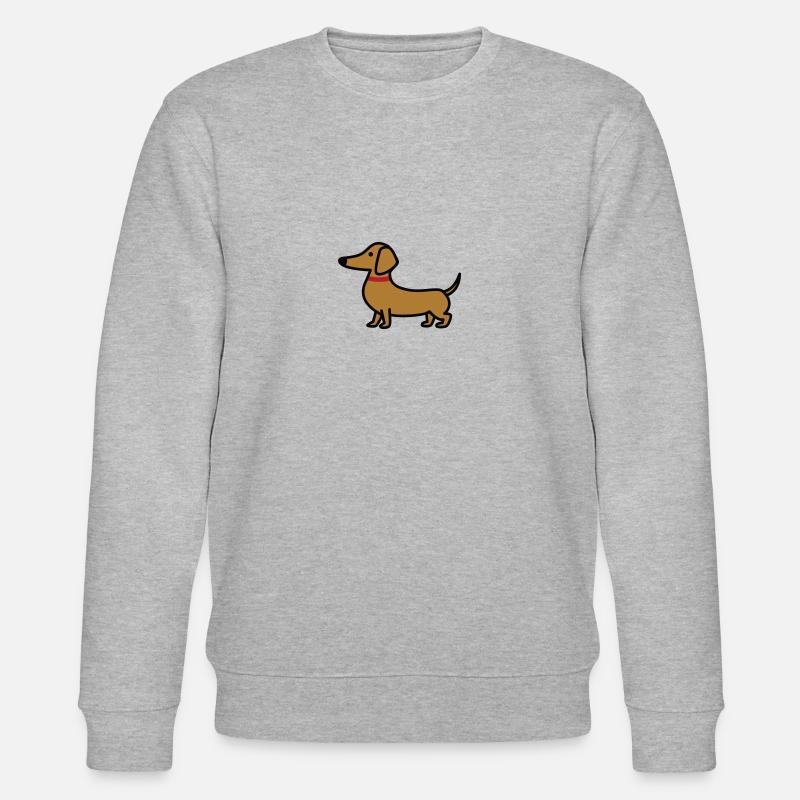 Kleiner Dackel - Stanley/Stella Unisex Bio-Sweatshirt CHANGER - Grau meliert