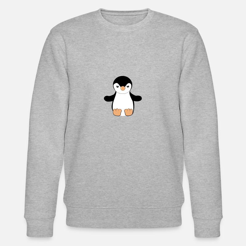 Pinguin - Stanley/Stella Unisex Bio-Sweatshirt CHANGER - Grau meliert
