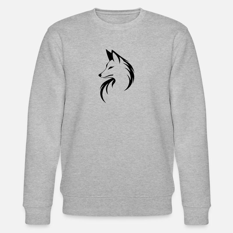 Fuchs Füchse - Stanley/Stella Unisex Bio-Sweatshirt CHANGER  - Grau meliert