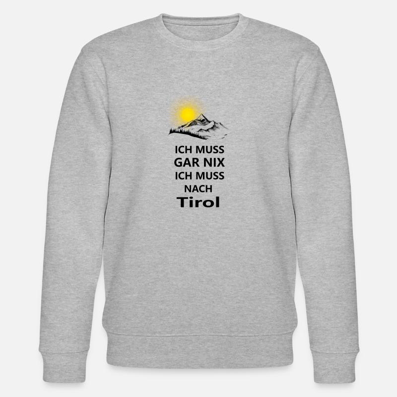 Tirol - Stanley/Stella Unisex Bio-Sweatshirt CHANGER  - Grau meliert